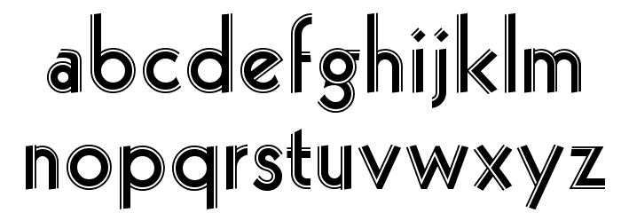 Zeppelin Font LOWERCASE