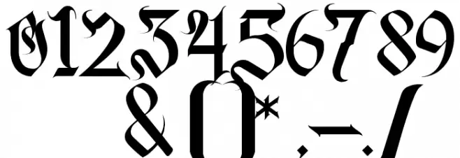 Zepplines Font OTHER CHARS