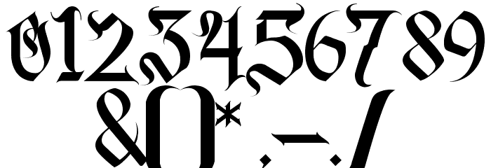 Zepplines Font OTHER CHARS