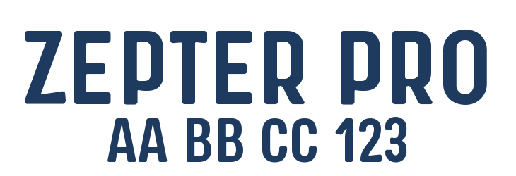 Zepter Pro Font Preview