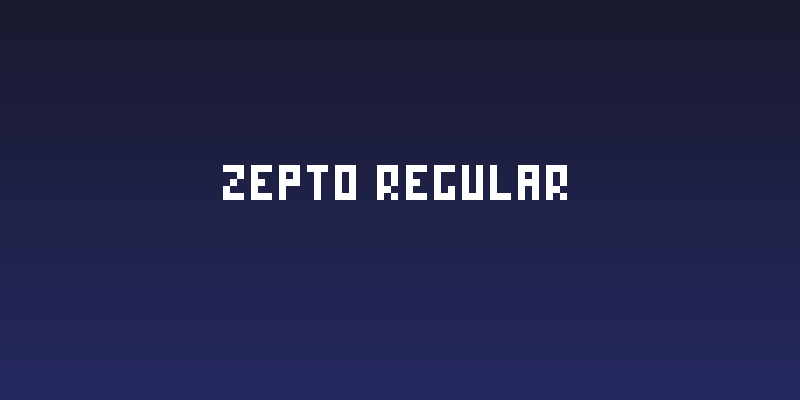 Zepto Regular Social Header