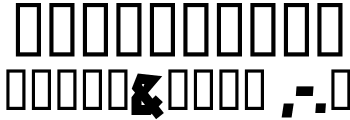 Zerengetti Black Font OTHER CHARS