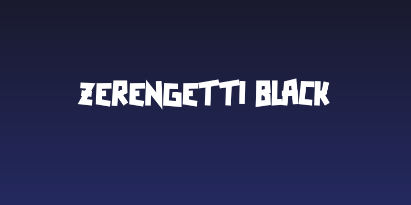 Zerengetti Black Social Header