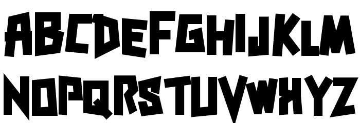 Zerengetti Black Font LOWERCASE
