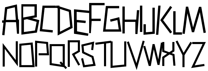 Zerengetti Medium Font LOWERCASE