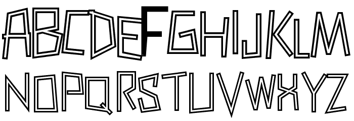 Zerengetti SemiBold Font LOWERCASE
