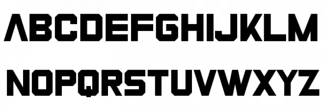 Zero Athletics Font Litere mari
