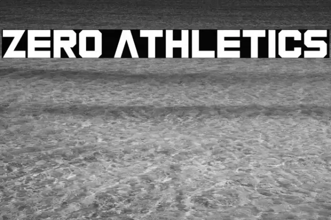 Zero Athletics Font examples