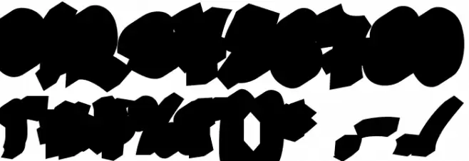 Zero Blast Extrude Extrude Font OTHER CHARS