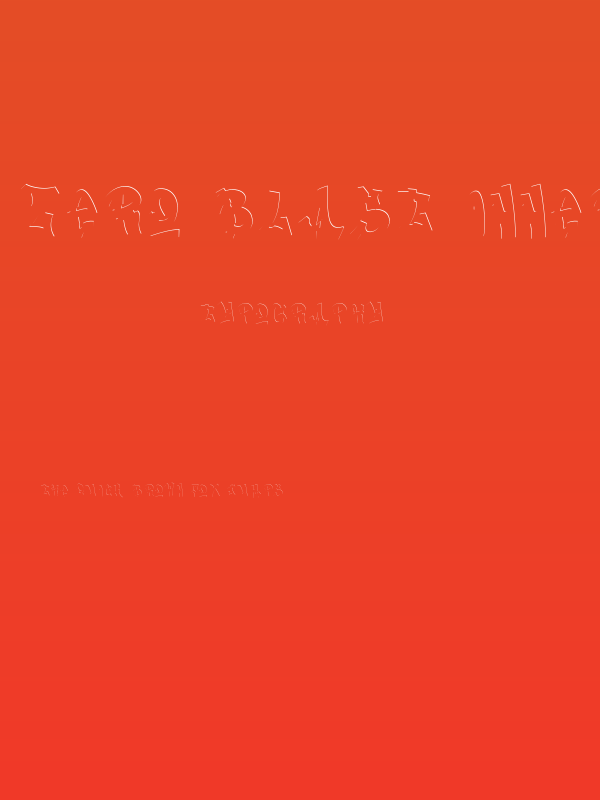 Zero Blast Inner Inner Poster