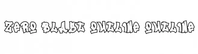 Zero Blast Outline Outline 