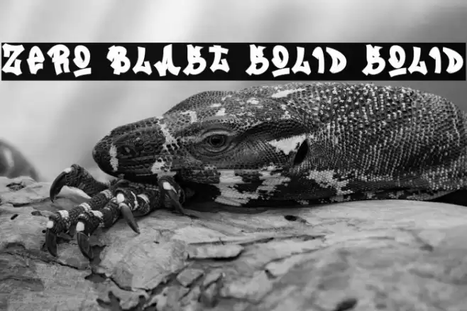 Zero Blast Solid Solid  examples