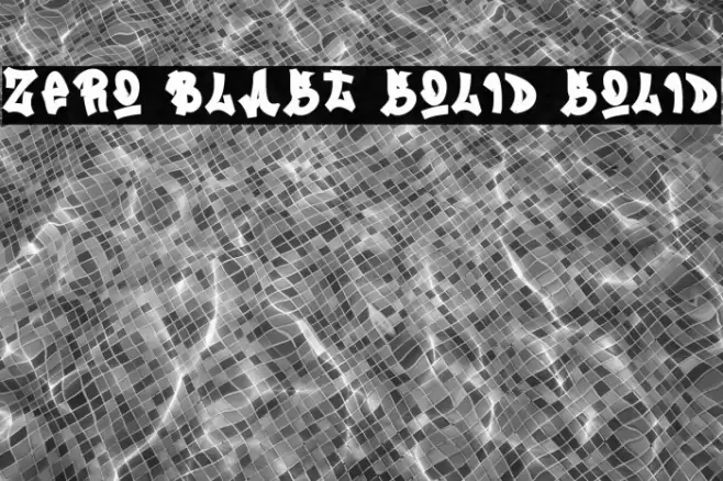 Zero Blast Solid Solid  examples