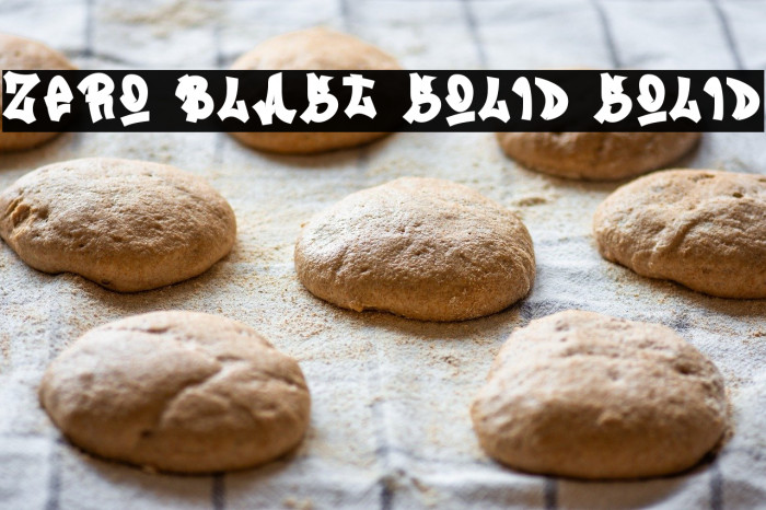 Zero Blast Solid Solid خط examples