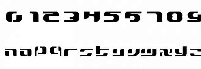 Zero Day Font OTHER CHARS