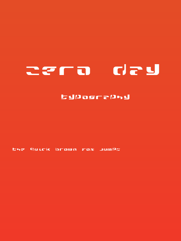 Zero Day Poster