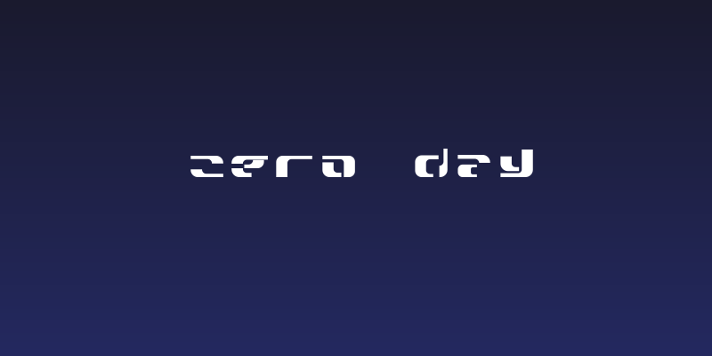 Zero Day Social Header