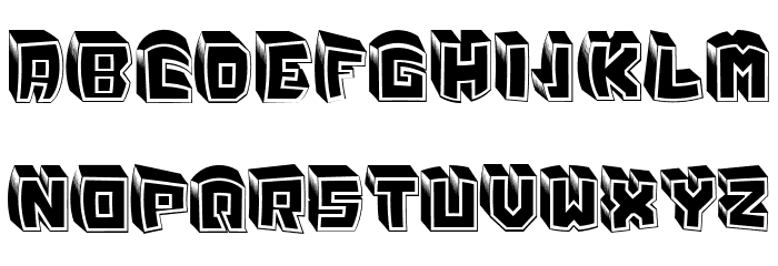Zero Filled Regular Font OTHER CHARS