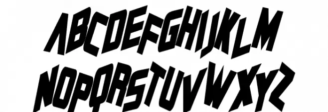 Zero Gravity Bold Italic Fonte MAIÚSCULAS