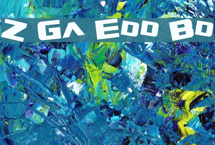 Zero Gravity Extended Bold Font examples