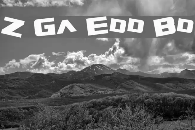 Zero Gravity Extended Bold フォント examples