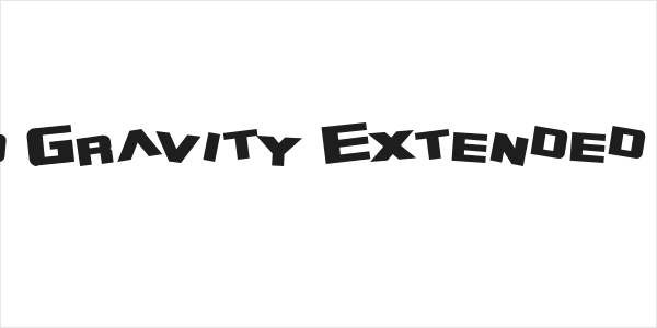 Zero Gravity Extended Bold Logo