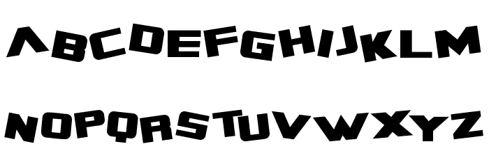 Zero Gravity Extended Bold Font LOWERCASE