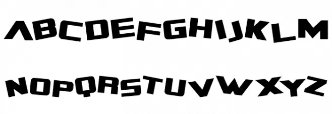 Zero Gravity Extended Шрифта ВЕРХНИЙ