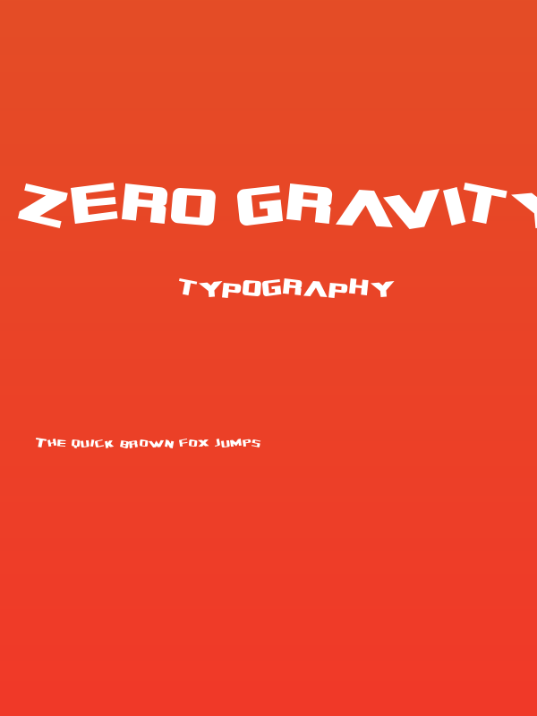 Zero Gravity Extended Poster