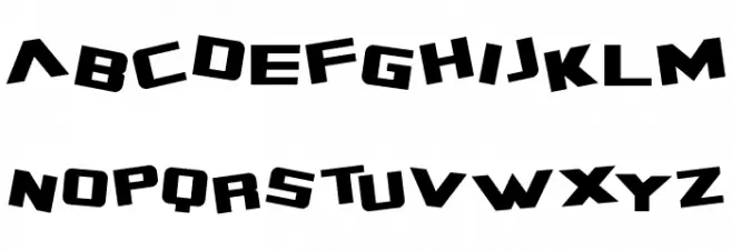 Zero Gravity Extended フォント 小文字