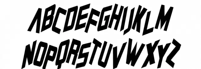 Zero Gravity Italic Polices MAJUSCULES