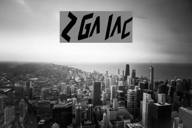 Zero Gravity Italic Schriftart examples
