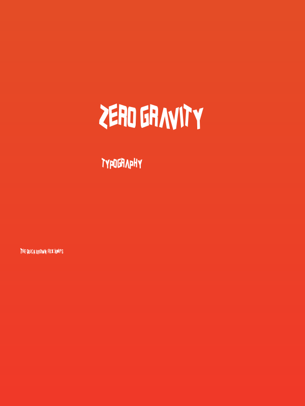 Zero Gravity Poster