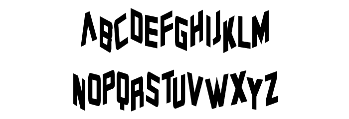 Zero Gravity Font LOWERCASE