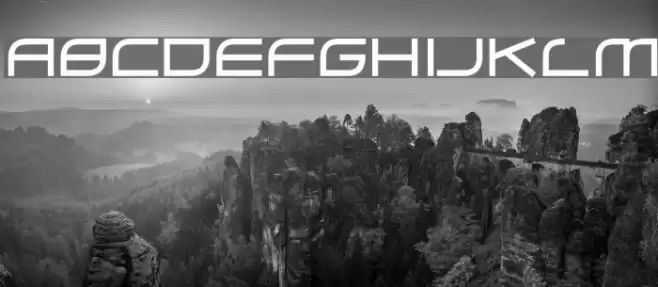 Zero Hour Font examples