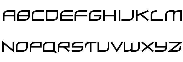 Zero Hour Font LOWERCASE