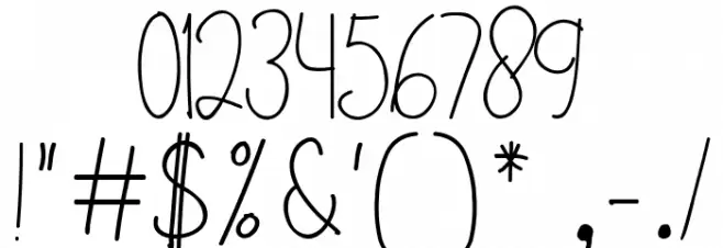 Zero Panzer Font OTHER CHARS