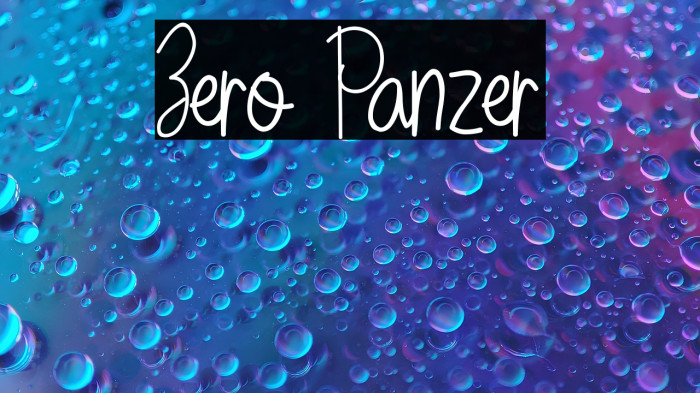 Zero Panzer Example 2