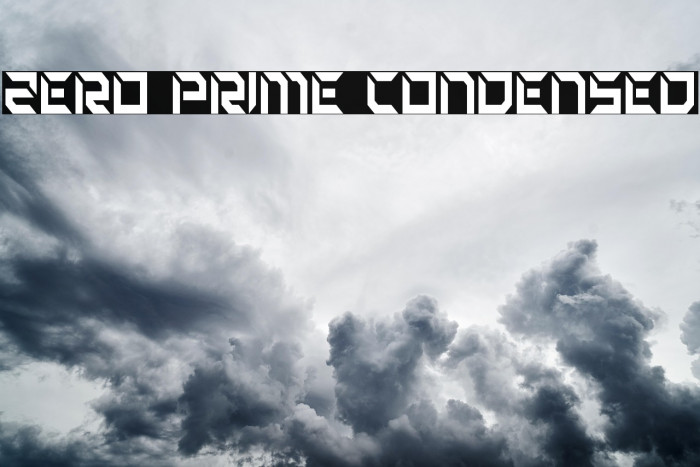 Zero Prime Condensed Example 1