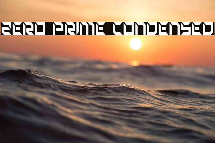 Zero Prime Condensed Example 2