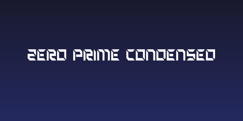 Zero Prime Condensed Social Header