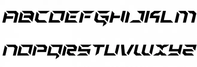 Zero Prime Expanded Italic Fuentes MAYÚSCULAS