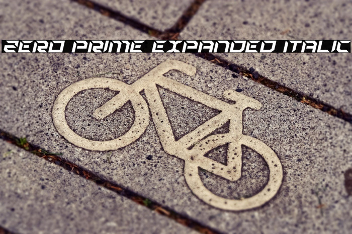 Zero Prime Expanded Italic Example 2