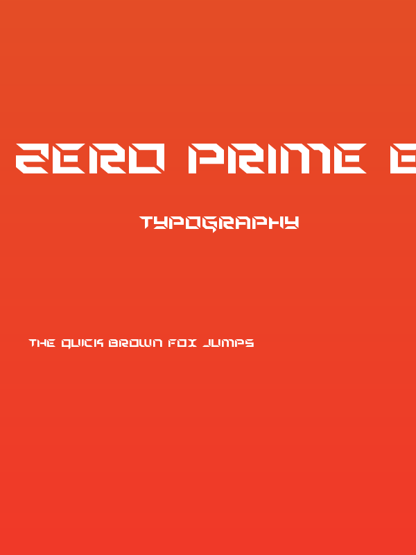 Zero Prime Expanded Poster