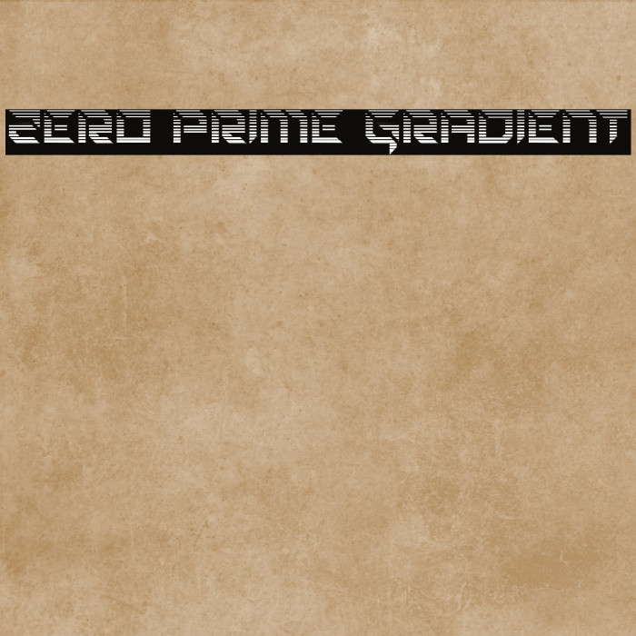 Zero Prime Gradient Example 1