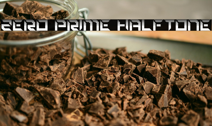 Zero Prime Halftone Example 2