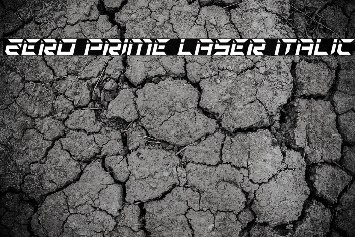 Zero Prime Laser Italic Example 1
