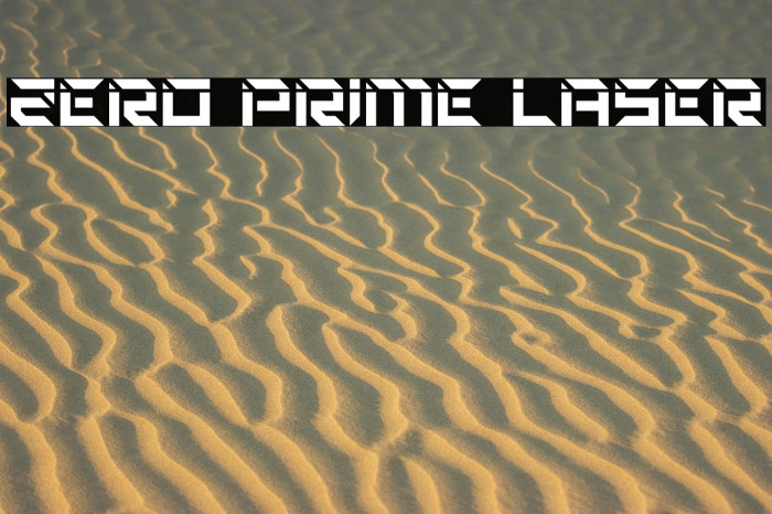 Zero Prime Laser Example 1