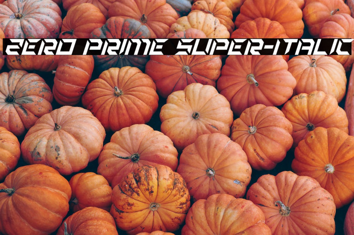 Zero Prime Super-Italic Example 2