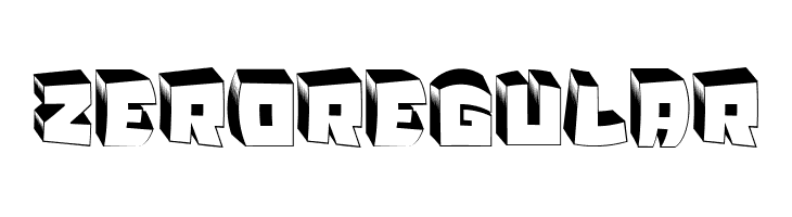 Zero Regular  لخطوط تنزيل